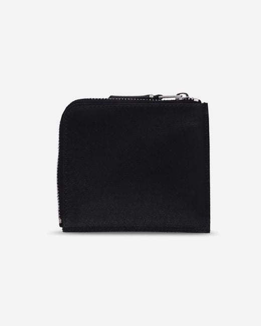 Comme des Garçons Black Eyelet Zip-Around Wallet for men
