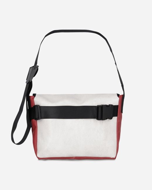 Freitag F14 Dexter Slim Messenger Bag White / Red for men
