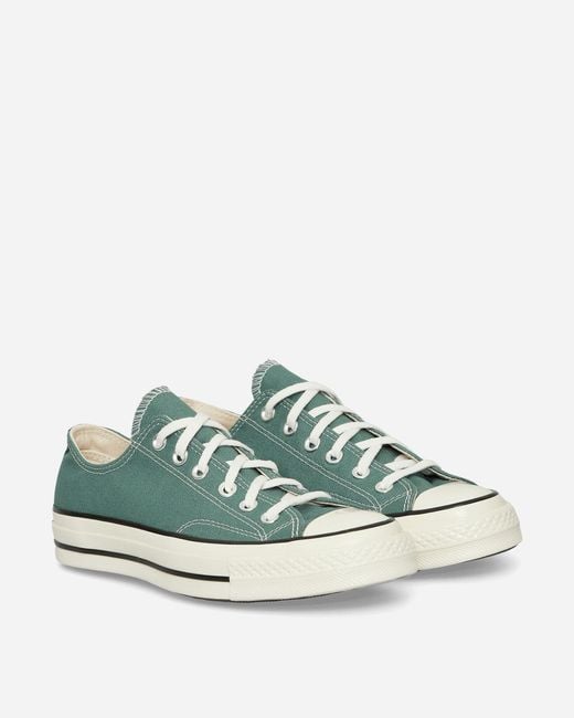 Converse Green Chuck 70 Low Vintage Canvas Sneakers Admiral Elm for men