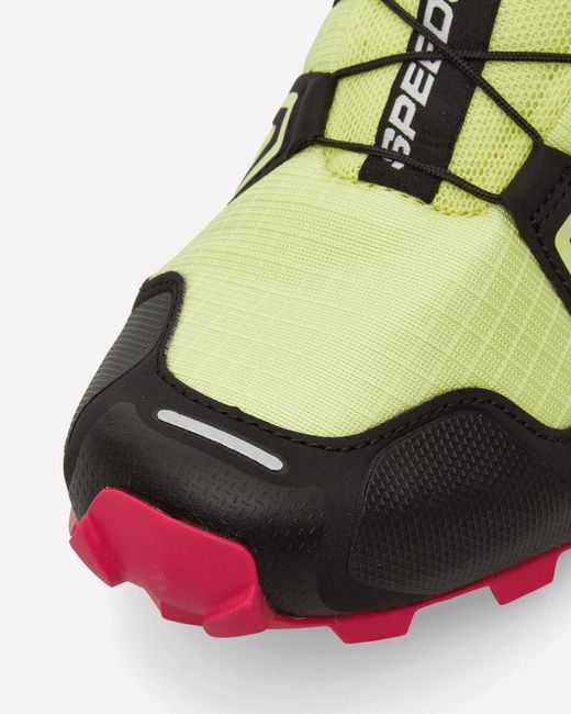 Salomon Green Speedcross 3 Sneakers Sunny Lime / Black / Pink Yarrow for men
