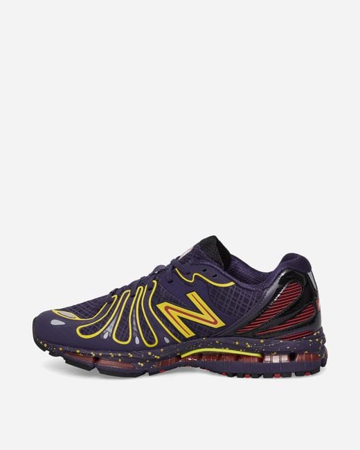 New Balance Blue Abzorb 1890 Sneakers Boysenberry / Punch Yellow for men