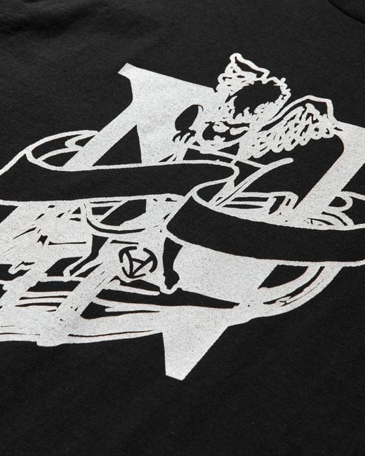 SLAM JAM Black Storia Vera N Angel T-Shirt for men