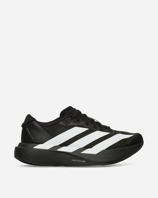 Adidas Black Adizero Evo Sl Sneakers Core / Cloud White for men