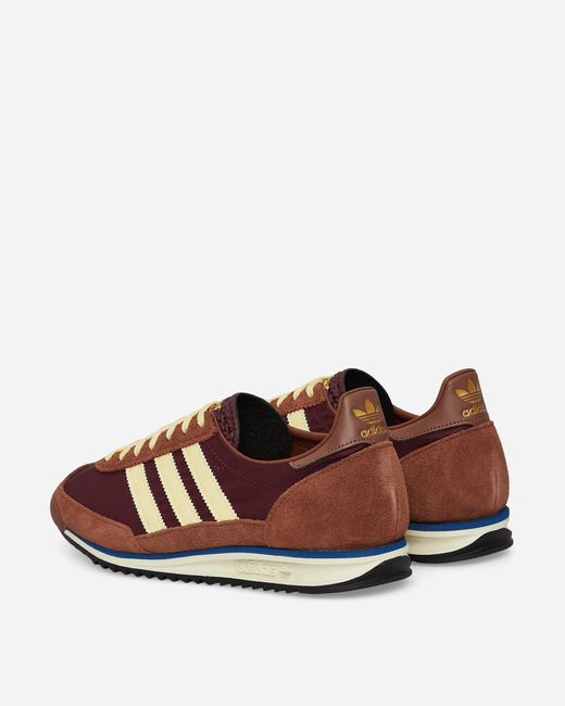 Adidas Brown Sl 72 Og Sneakers Maroon / Almost Yellow / Preloved