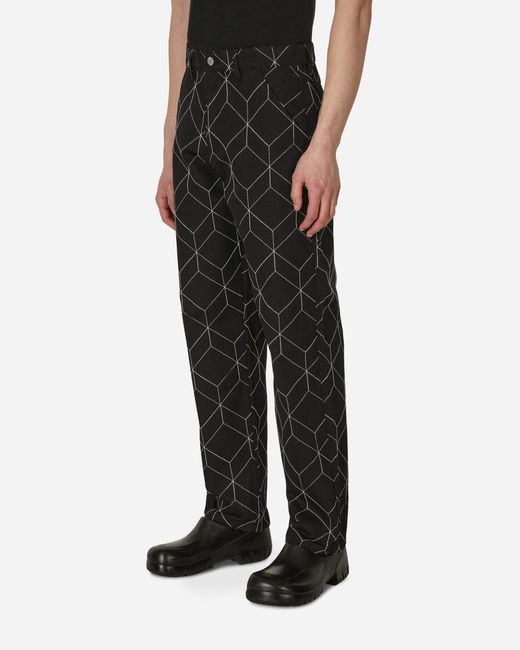 Pleasures Black Vocal Utility Pants for men
