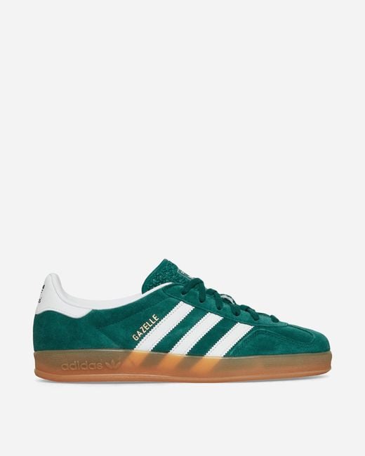Adidas Green Gazelle Indoor Sneakers Collegiate / Cloud for men