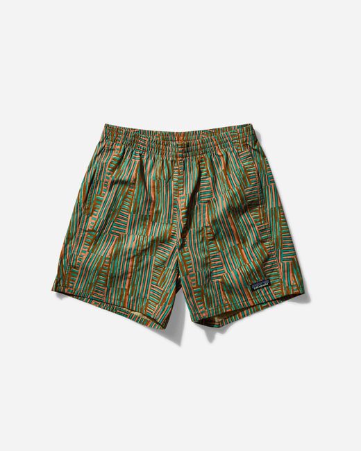 Patagonia Green S Funhoggers 6 Inch Shorts Quilty Fitz Heartleaf for men