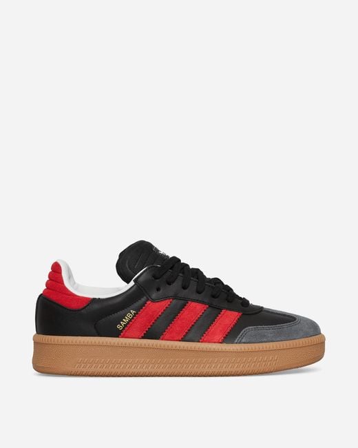 Adidas black and red sneakers sales