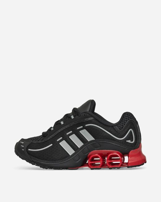 Adidas Black Megaride O1 Sneakers Core Better Scarlet for men
