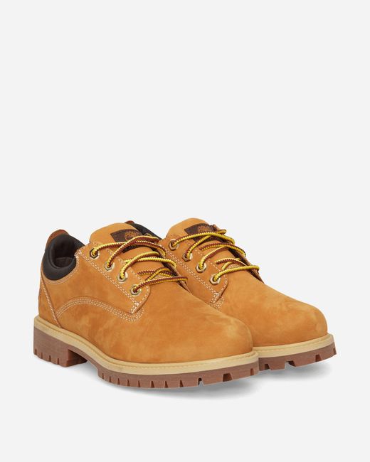 Timberland Brown Heritage Lace Up Shoes Wheat for men