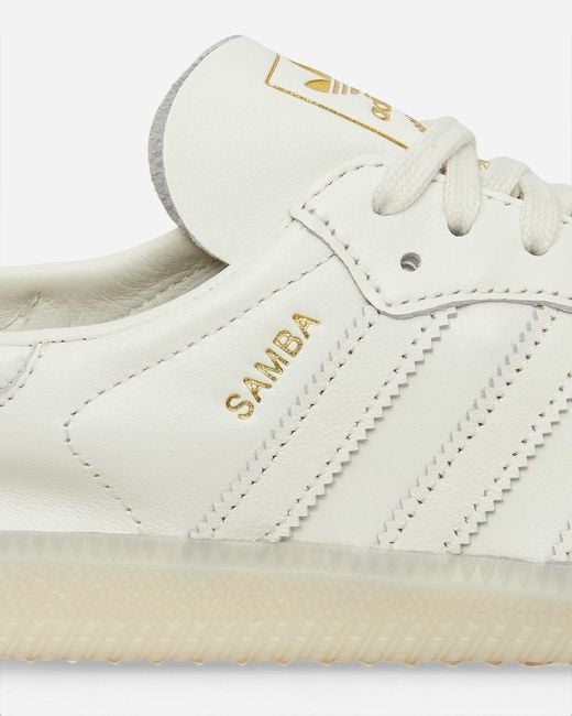 Adidas White Samba Decon Sneakers Ivory for men