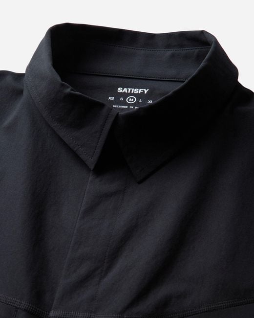 Satisfy Black S Peaceshell River Shirt for men