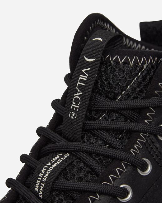 Village PM Black 1pm Mid Sneakers for men