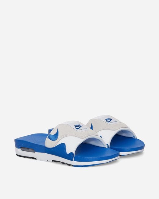 Nike Air Max 1 Slides Royal Blue for men