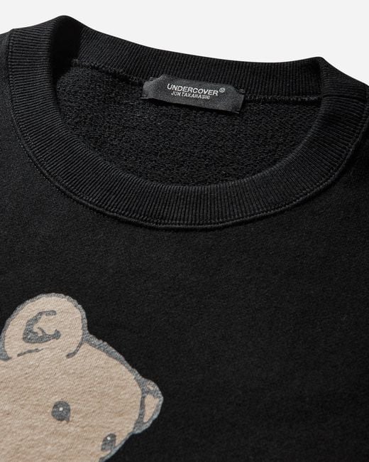 Undercover Black S Where Is My Mind? Crewneck Sweatshirt for men