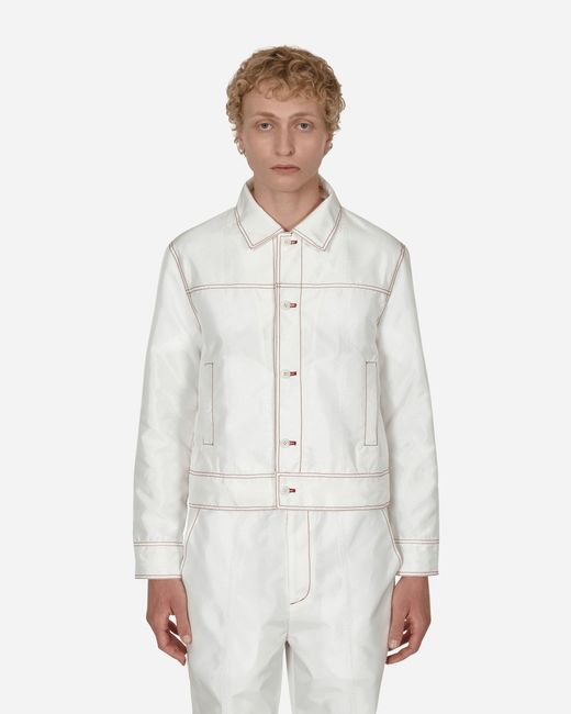 KANGHYUK White Readymade Airbag 2 Pocket Jacket for men