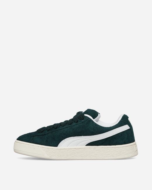 PUMA Blue Suede Xl Hairy Sneakers Ponderosa Pine / Frosted Ivory for men