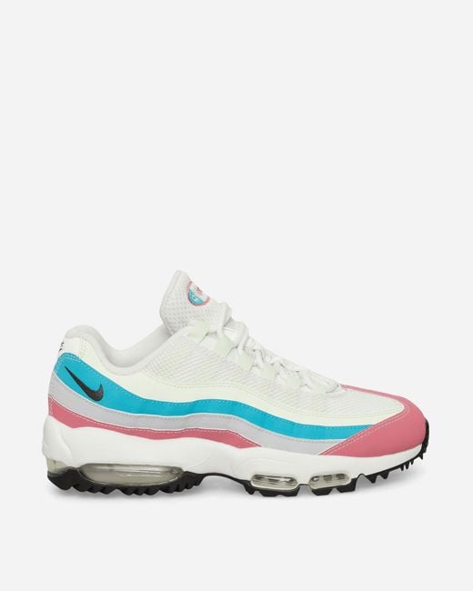 Nike Blue Air Max 95 G Golf Sneakers Peony / Volt Tint / Dusty Cactus for men
