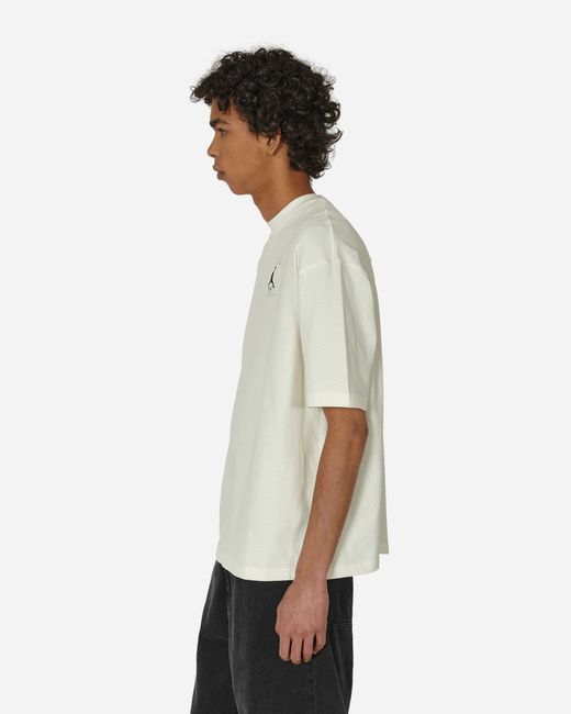 Nike White Flight Essential Oversized T-shirt Sail for men
