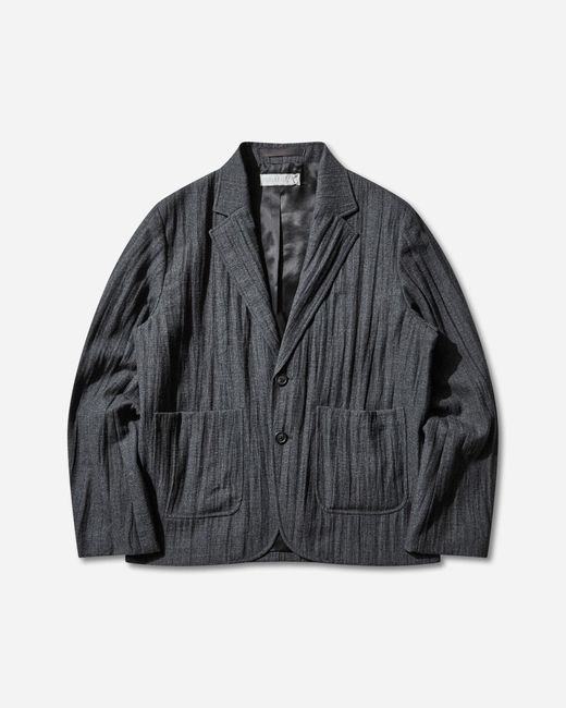 Our Legacy Gray Men S Temp Blazer Stone for men