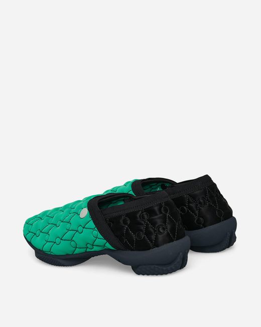 Kiko Kostadinov Green Men S Solix Slippers Chlorophyll / Ink Black for men