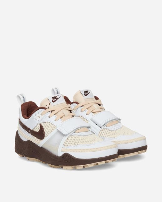 Nike Travis Scott Zoom Field Jaxx Sneakers White / Light Chocolate for men
