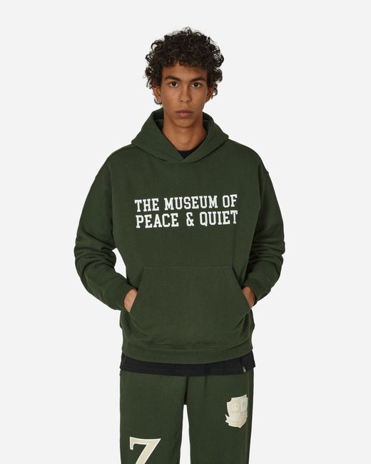 Museum of Peace & Quiet Green Campus Hoodie Forest for men