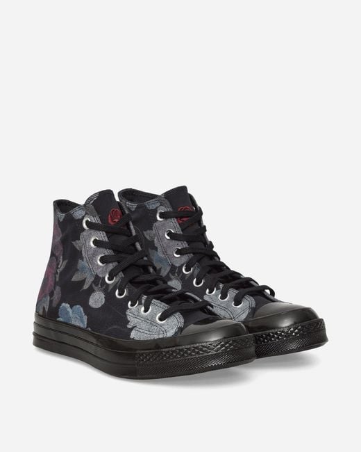 Converse Black Chuck 70 High Sneakers Flamingo for men