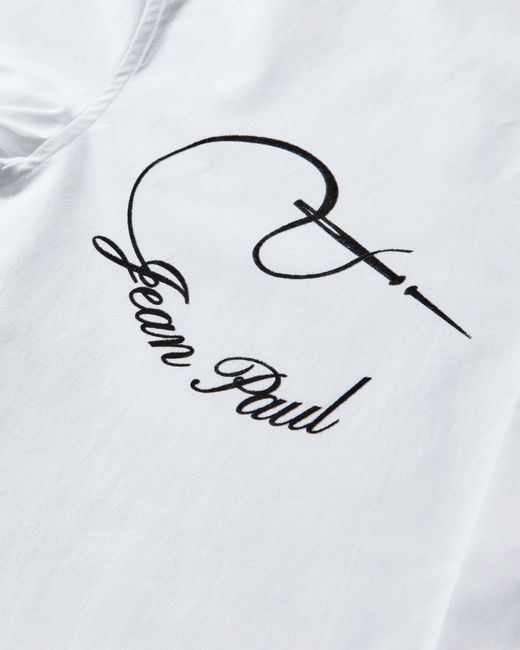 Jean Paul Gaultier White Women S Oversized Printed Shirt