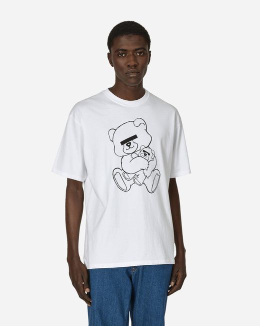 Undercover White Teddy Bear Signature T-shirt for men