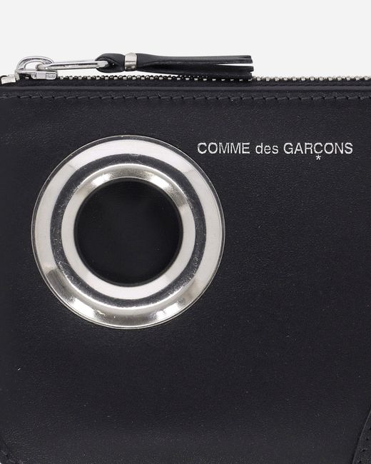Comme des Garçons Black Eyelet Zip Pouch for men
