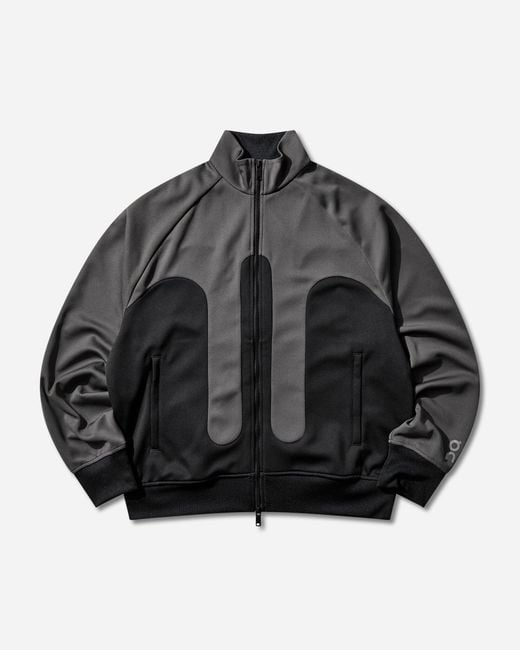 On Shoes Black Ik Track Jacket / Eclipse for men
