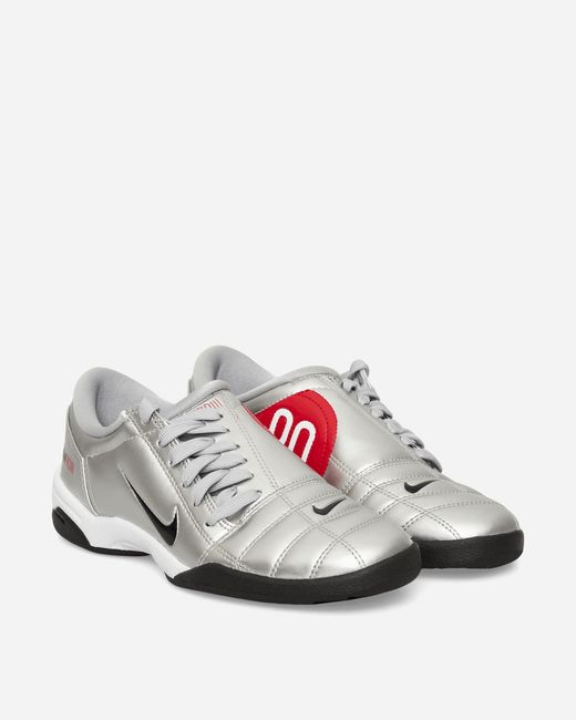 Nike White Women S Total 90 Sneakers Silver / University Red