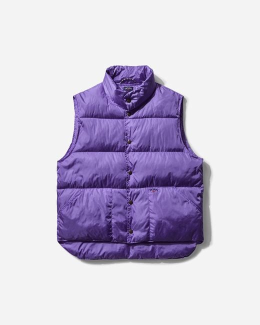 Noah NYC Purple S Puffer Vest for men
