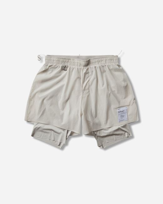 Satisfy Gray S Heatcrush 8In Desert Shorts Moonstruck for men