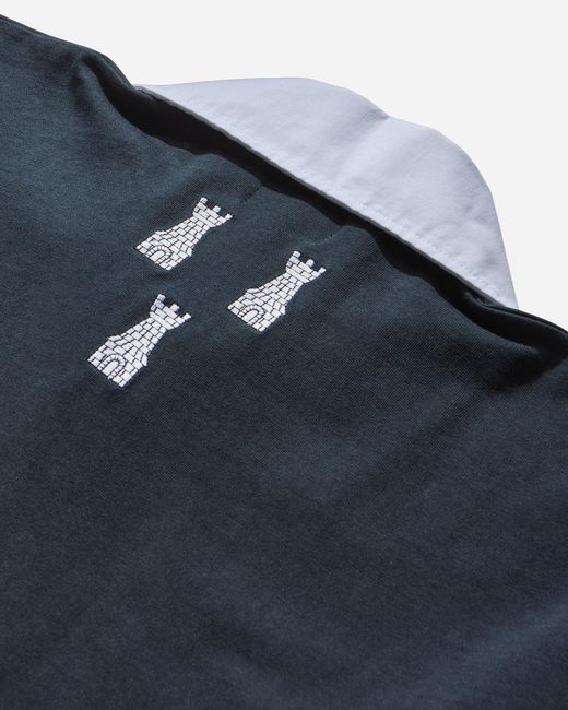 SLAM JAM Blue Posa 3agles Rugby Polo Navy for men