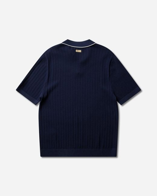 Nike Blue Sport Knit Golf Polo Obsidian for men