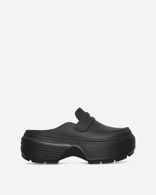 CROCSTM Black S Stomp Loafers for men