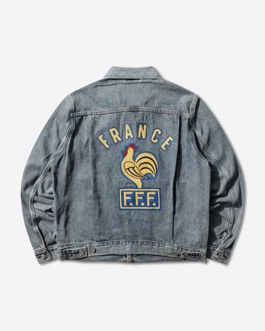 Levi's Blue S France Football Type Ii Trucker Jacket Dark for men