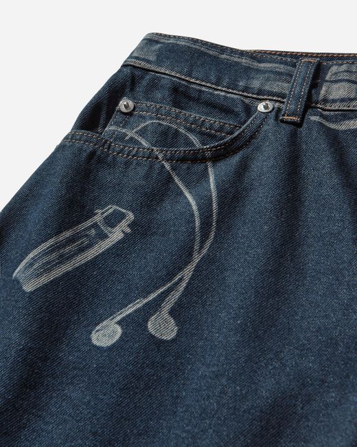Jean Paul Gaultier Blue Women S Trompe L Œil Jeans Indigo