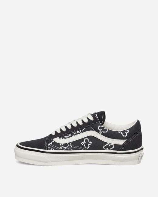 Vans White Premium Old Skool Bandana Sneakers for men