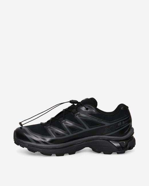 Salomon Black Xt-6 Gore-Tex Sneakers Asphalt for men