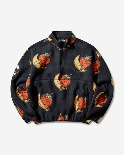 The North Face Black Sky High Farm Goods Sherpa Fleece Strawberry Moon Print for men
