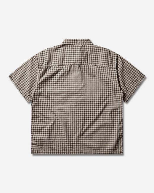 Vans Gray S Larkspur Mini Plaid Shirt Oatmeal Demitasse for men