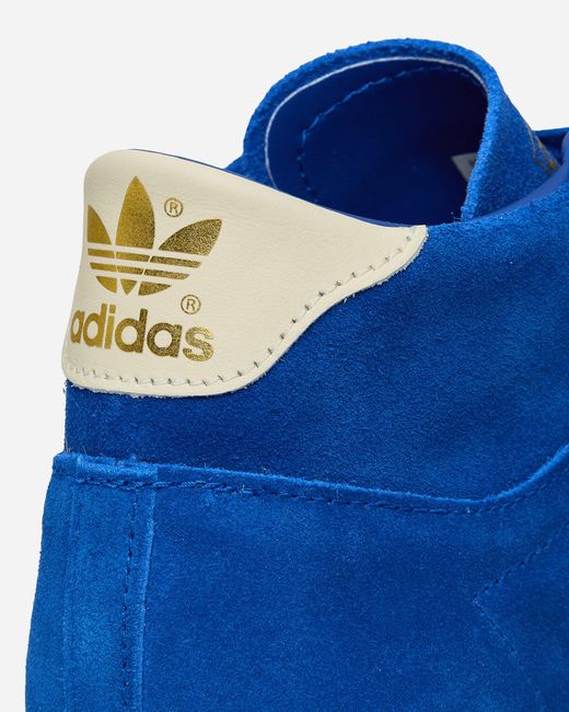 Adidas Blue Jabbar High-Top Sneakers Royal Cream for men