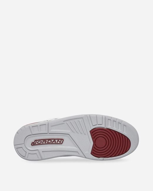 Nike White Air Jordan Spizike Low Sneakers / Team for men