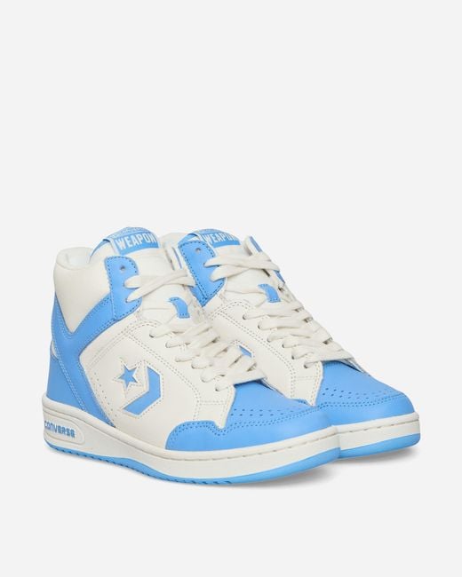 Converse Blue Weapon Mid Sneakers Light Vintage for men
