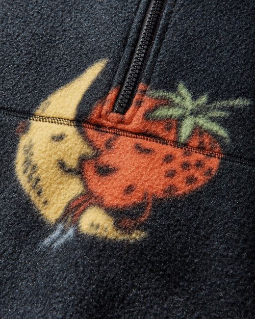 The North Face Black Sky High Farm Goods Sherpa Fleece Strawberry Moon Print for men