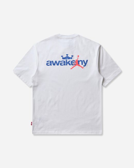 Nike White Awake Ny T-Shirt Light Royal Infrared for men