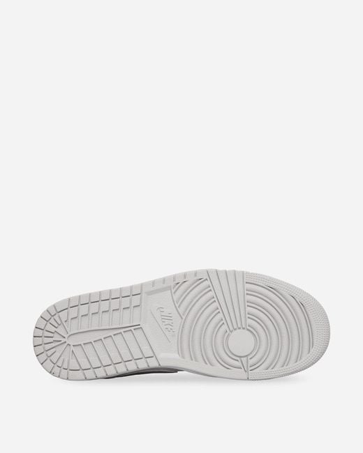 Nike White Air Jordan 1 Retro Low Og Sneakers Neutral / Metallic for men